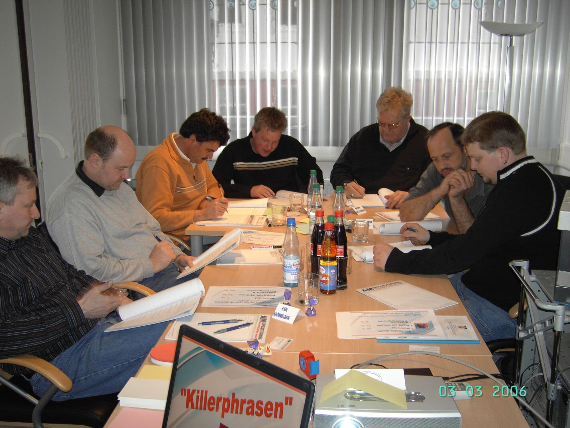Seminargruppe erarbeitet Antworten auf Killerphrasen